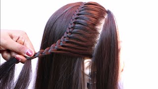 simply easy hairstyle  quick amp easy hairstyle for festival  open hairstyle [upl. by Oicnedurp]