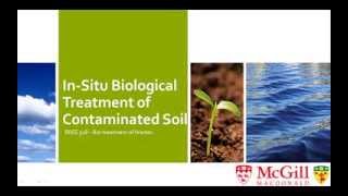 InSitu Biological Treatment of Contaminated Soil [upl. by Ledniahs]