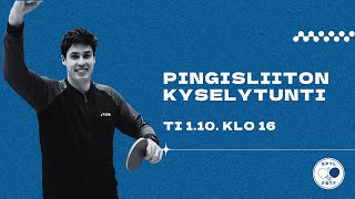 Pingisliiton 2 kyselytunti 1102024 [upl. by Eycal]