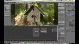 How to Make a Bird House in Blender [upl. by Ynahirb]