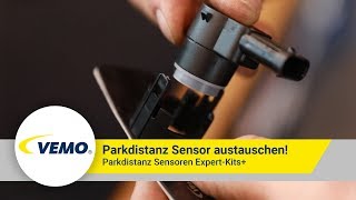 Austausch eines Parkdistanz Sensors  Einparkhilfe kaputt VW ExpertKits V107210818 [upl. by Nodyarg260]