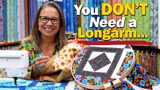 3 Methods to Quilt WITHOUT a Longarm [upl. by Rimat]