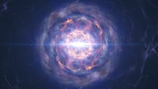 Neutron star merger animation ending with kilonova explosion [upl. by Krever764]