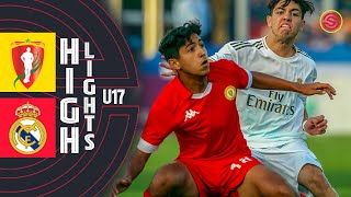 HIGHLIGHTS Mohammed VI Academy vs Real Madrid U17 Al kass Cup 2020 [upl. by Ryhpez]