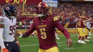 Washington Commanders vs Chicago Bears  NFL Week 8 2024 Full Game Highlights  Madden 25 Sim [upl. by Nnayelhsa]