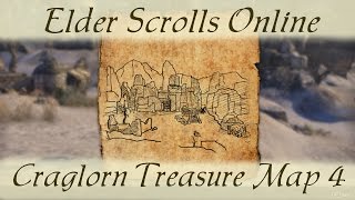 Craglorn Treasure Map 4 Elder Scrolls Online ESO iv [upl. by Ailina]