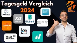 Tagesgeld Konto Vergleich 2024 [upl. by Ynnav]