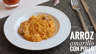 ARROZ amarillo con POLLO THERMOMIX Receta perfecta para niños [upl. by Eyot]