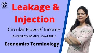 Leakage amp Injection Circular flow Of Income By Preety Pandey Terms and Terminology [upl. by Ettelohcin]