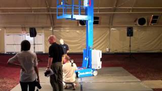 Product Review Genie GRC12 Runabout Contractor Aerial Work Platform [upl. by Ozmo]