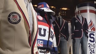 Ralph Lauren reveals uniforms for Team USA at 2024 Paris Olympics ceremonies [upl. by Dorian]