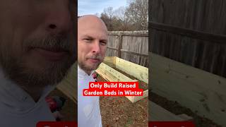 When to build a raised garden bed gardening diy growyourownfood raisedgardenbed [upl. by Bakemeier]