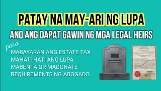 Requirements ng Abogado Magpagawa ng Deed of Extrajudicial Settlement or Adjudication ng Lupa 2023 [upl. by Llewoh755]