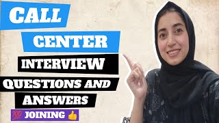 Call center interview all questions amp answers l how to pass a call center job interview l full guide [upl. by Anrapa]