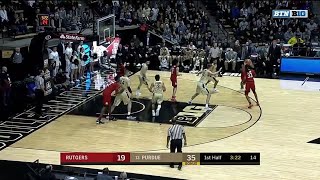 Carsen Edwards Splits the Defense vs Rutgers [upl. by Macy]