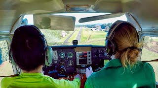 Practice Landing in Cessna 172 [upl. by Schwenk]