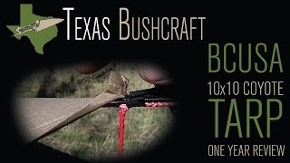 Texas Bushcraft BCUSA Tarp Extended Use Review [upl. by Rhiana920]