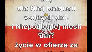 Szli Do Niepodległej Patriotyczne Karaoke [upl. by Grannias]