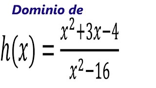 dominio de una funcion racional [upl. by Nereids]