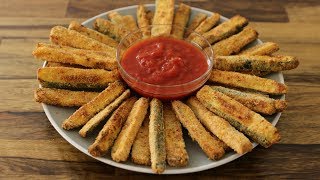 How to Make Baked Zucchini Fries [upl. by Enyalahs]