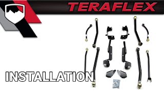 TeraFlex Install JK Long Arm Kit Part 1 of 7 [upl. by Nahpos]