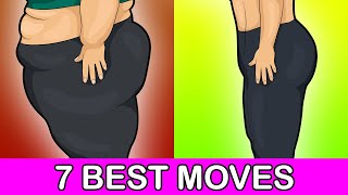 7 Best Moves To Reduce Buttocks Fat With Exercises for Your Buttocks Hips and Thighs [upl. by Norma648]