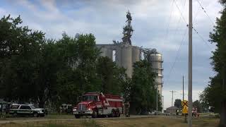 Eureka grain elevator explosion scene [upl. by Bowen]