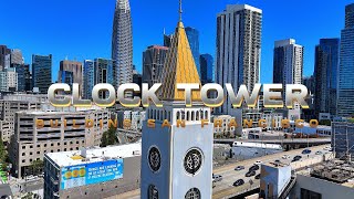 quotCLOCK TOWER BUILDING In San Francisco in 4K Aerial Footagequot dronelife sanfranciscolandmarks [upl. by Ennovahc]