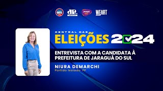 Eleições 2024 Jaraguá do Sul  Niura Demarchi [upl. by Lirbij]