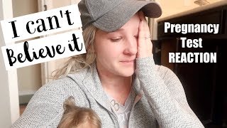 PREGNANCY TEST REACTION  TELLING MY HUSBAND IM PREGNANT [upl. by Ressler]