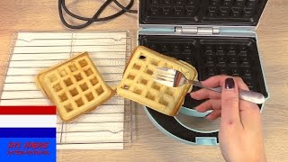 Wafels bakken  Super lekker  zelf Belgische wafels maken  Wafelijzer van Lidl getest [upl. by Richie319]