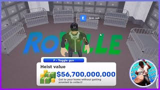 I ROBBED the ENTIRE BANK ALONE in Roville and made MILLIONS Roblox [upl. by Orpheus152]