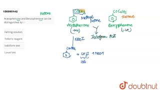 Acetophenone and Benzophenone can be distinguished by   CLASS 12  NEET DRILL 4  CHEMISTRY [upl. by Ain]