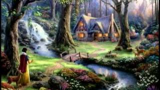 Snow White Discovers the Cottage by Thomas Kinkade [upl. by Llenroc]