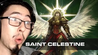 Reacting to Celestine The Living Saint  Warhammer 40000  Group REACTION [upl. by Ayokahs622]