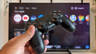 How to connect Sony PS4 Controller to Google Chromecast TV [upl. by Nitfa]