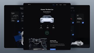 🚘 Create a Responsive Car Website Design Using HTML CSS amp JavaScript [upl. by Asiole107]