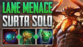 SEKHMETS SURTR IS A MENACE IN LANE Surtr Solo Gameplay SMITE Conquest [upl. by Martella823]