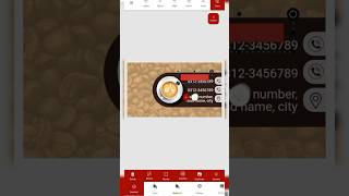 coffee card design in Urdu Designer app [upl. by Eseilanna]