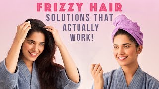 Get Rid of Frizzy Hair in 3 Easy Ways  Glamrs [upl. by Noterb]