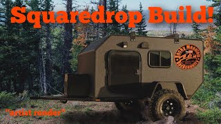 OVERLAND TRAILER BUILD DIY teardrop square drop trailer off road camper build UTV overland camper [upl. by Lincoln]