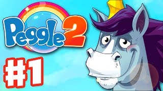 Peggle 2  Gameplay Walkthrough Part 1  Bjorn Peggle Institute Xbox One Extreme Fever [upl. by Roddie]