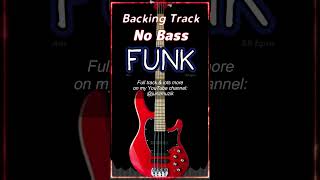 shorts ► Funk Backing Track for bass get your groove on Subscribe for more backingtrack [upl. by Lodnar]