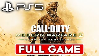 CALL OF DUTY MODERN WARFARE 2 REMASTERED PS5 Gameplay Walkthrough Part 1 Campaign FULL GAME 4K 60FPS [upl. by Hebel975]