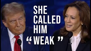 Full Debate Segment Kamala Harris Calls Trump Weak  Masco Vibe [upl. by Malkah]