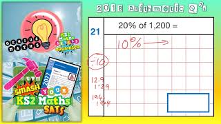 2018 KS2 Maths SATS Paper 1 Q21 Arithmetic [upl. by Wieren]