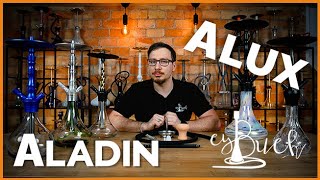 Aladin Alux  Recenzja serii  cybuchshishapl l Alux 1 2 3 4 5 Admiral Alux hookah [upl. by Ynnatirb]