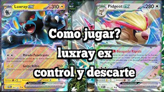 Luxray ex control  descartale la mano al oponente Twilight masquerade [upl. by Meingolda]