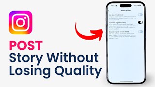 How to Post Instagram Story Without Losing Quality [upl. by Lenni599]