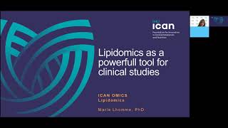 WEBINAR Lipidomics as a powerful tool for clinical studies  IHU ICAN [upl. by Simmons]